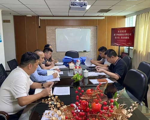 廈門華海航海運有限公司岸基管理人員蒞臨我司開展年度船員勞務(wù)審核